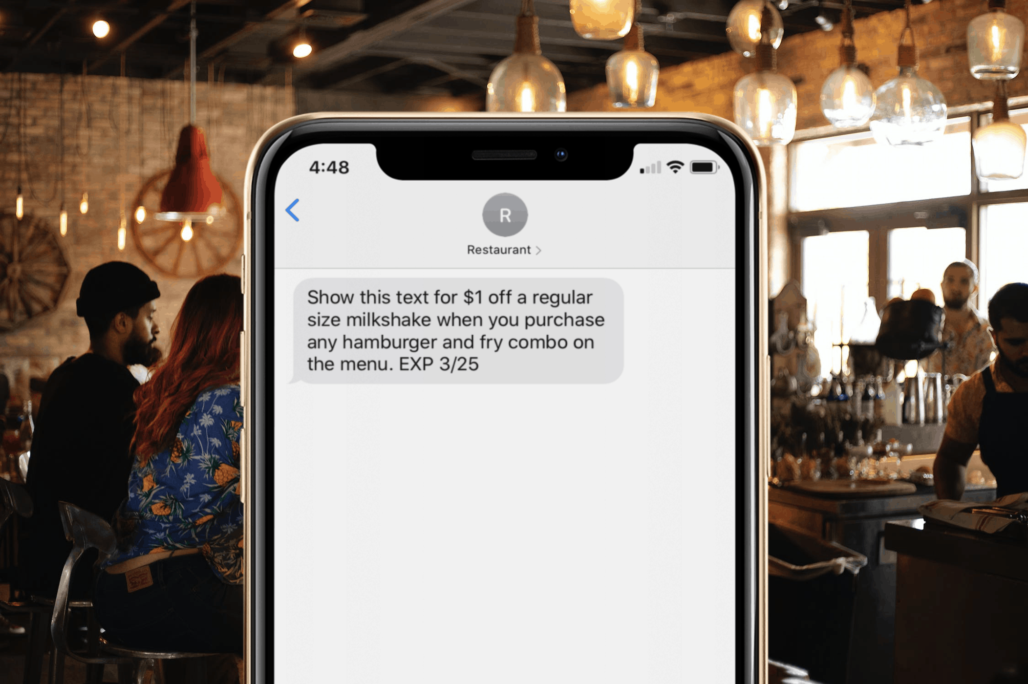 Text For Restaurants - Buy-More SMS Coupon